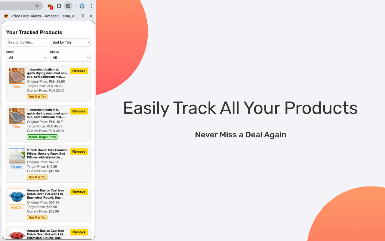 Easily Track All Your Products